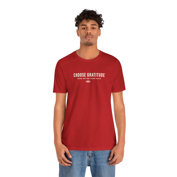 Choose Gratitude T-Shirt — Minimal Inspirational Tee