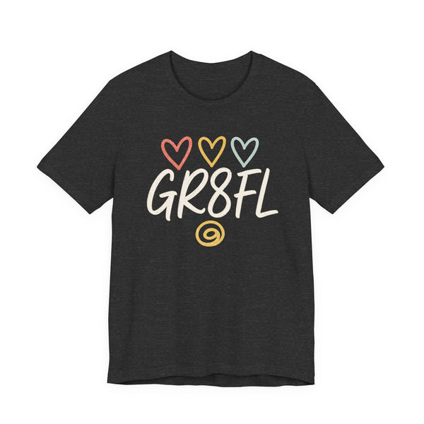 GR8FL Hearts Unisex Jersey Short Sleeve Tee