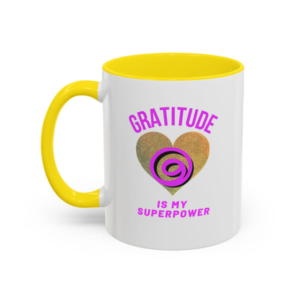 Gratitude Is My Superpower Coffee Mug