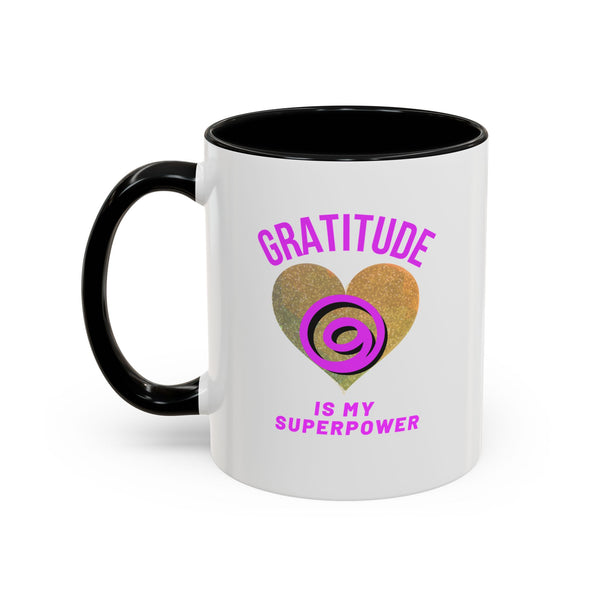 Gratitude Is My Superpower Coffee Mug