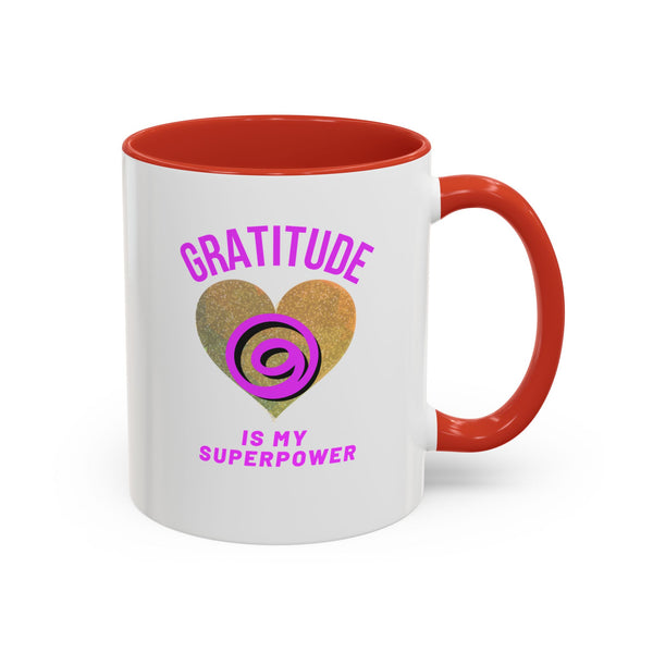 Gratitude Is My Superpower Coffee Mug
