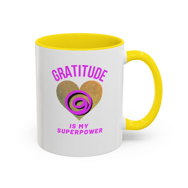 Gratitude Is My Superpower Coffee Mug