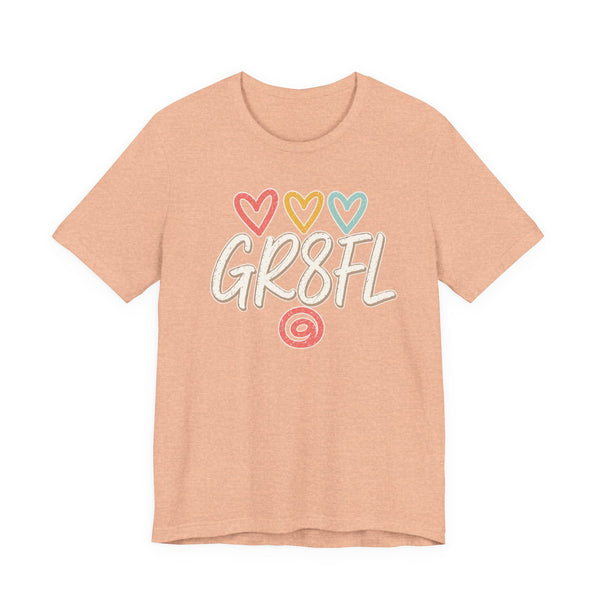GR8FL Hearts Unisex Jersey Short Sleeve Tee