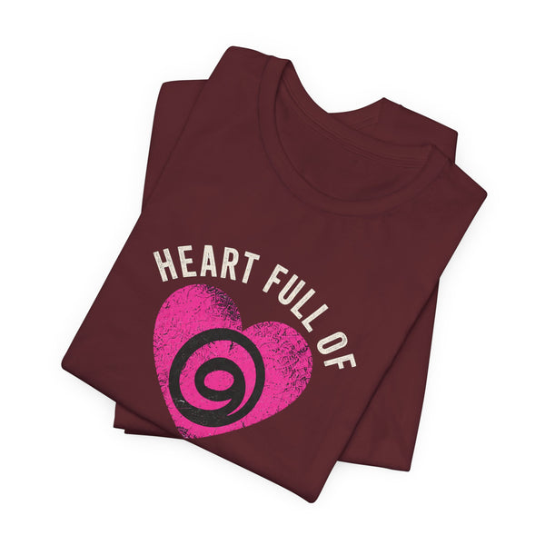 Heart Full of Gratitude Unisex Jersey Short Sleeve Tee