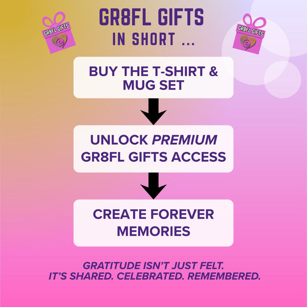 Grateful Dad T‑Shirt, Grateful Dad Mug Plus Premium OG Founder GR8FL GIFTS™ Access