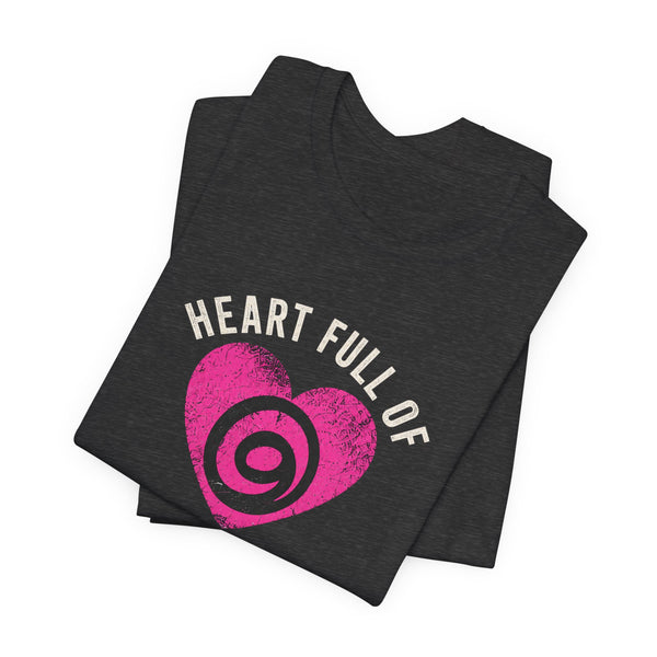 Heart Full of Gratitude Unisex Jersey Short Sleeve Tee