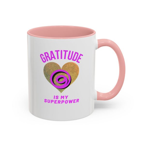 Gratitude Is My Superpower Coffee Mug