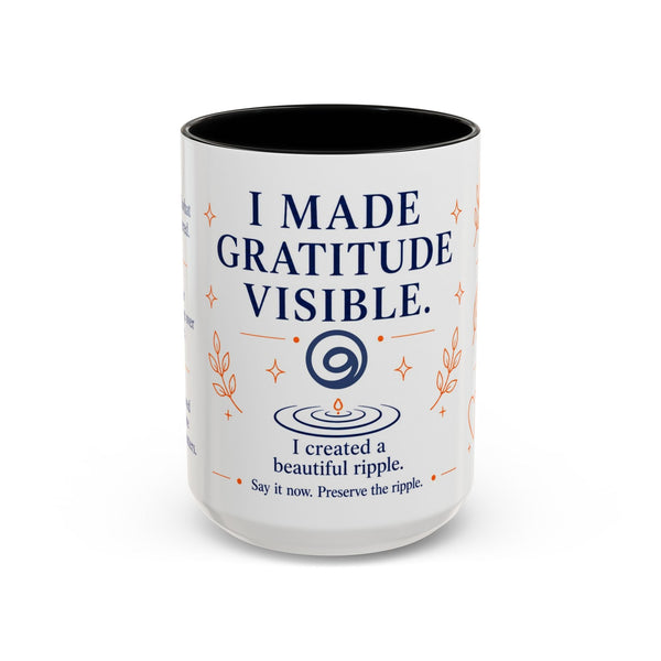 Giver Mug - I Made Gratitude Visible, Midnight Glow