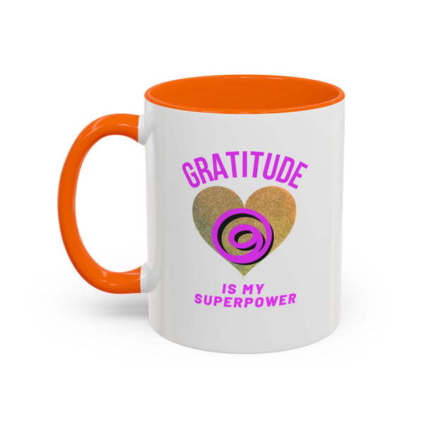 Gratitude Is My Superpower Coffee Mug