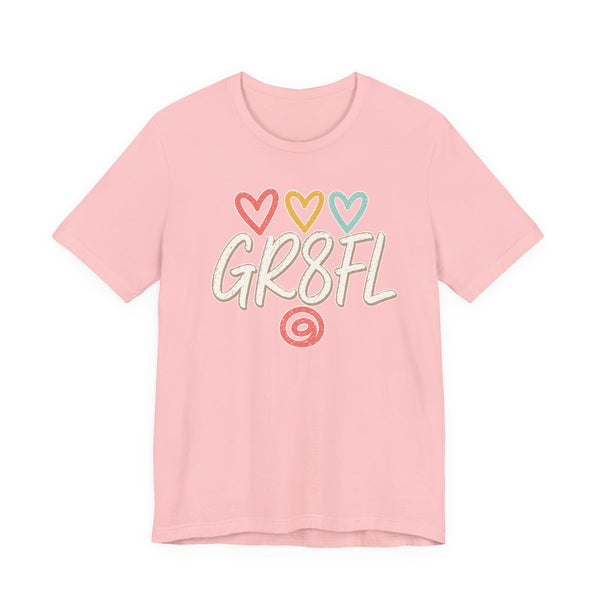 GR8FL Hearts Unisex Jersey Short Sleeve Tee