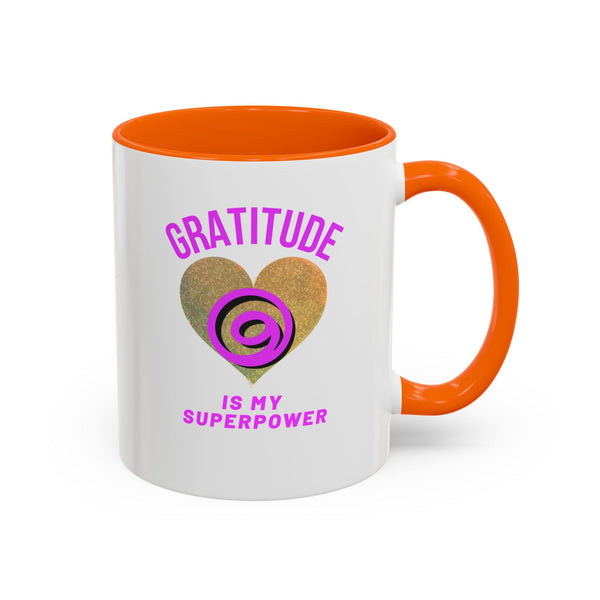 Gratitude Is My Superpower Coffee Mug