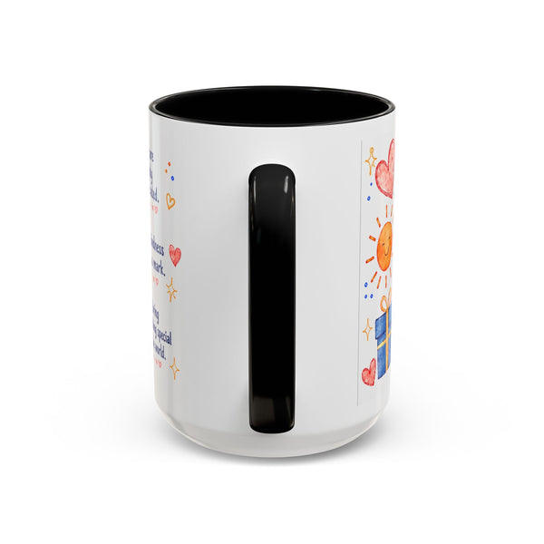 “A Few Reasons I'm GR8FL for You” 15 oz Gifted Mug — Whimsical Watercolor + GR8FL GIFTS™ Package