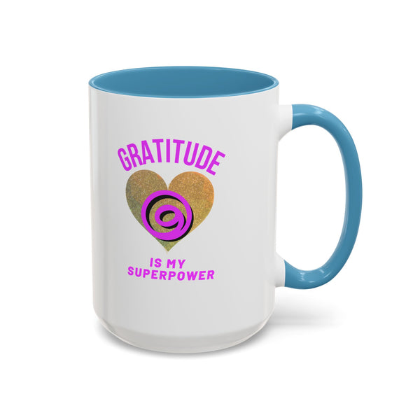 Gratitude Is My Superpower Coffee Mug