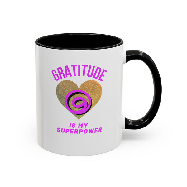 Gratitude Is My Superpower Coffee Mug