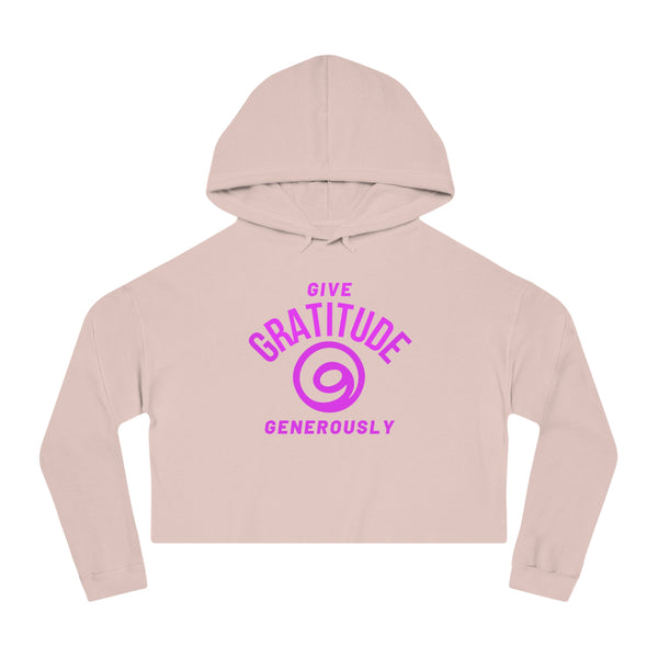 Give Gratitude Generously Women’s Cropped Sweatshirt