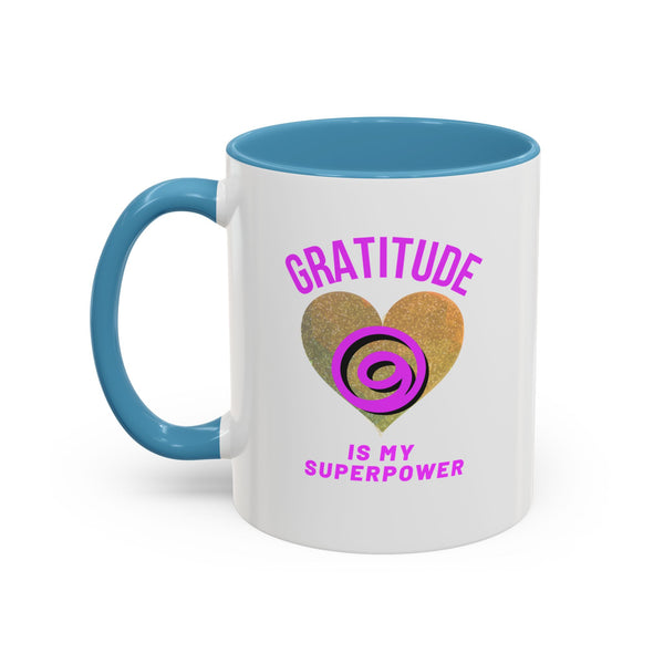 Gratitude Is My Superpower Coffee Mug