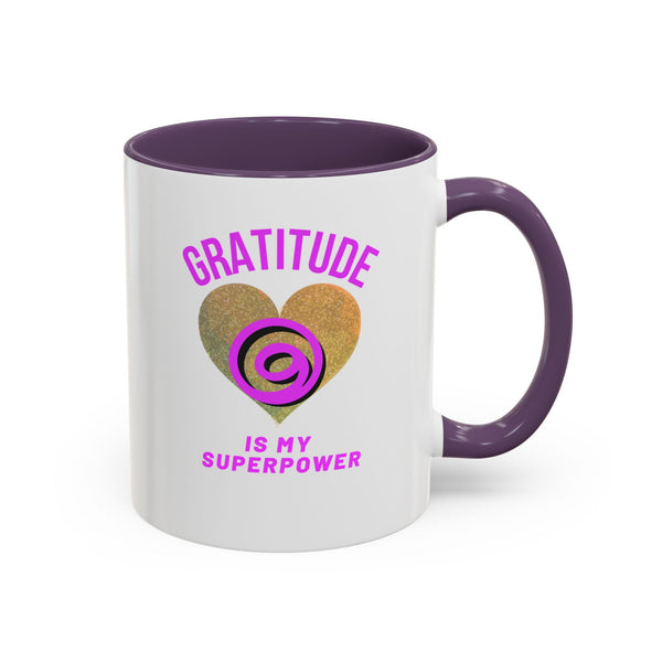 Gratitude Is My Superpower Coffee Mug