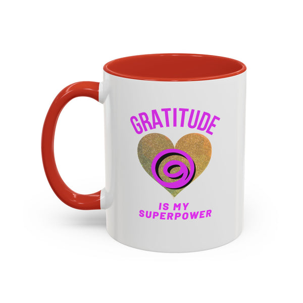 Gratitude Is My Superpower Coffee Mug