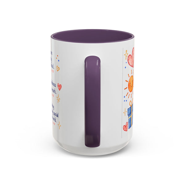 “A Few Reasons I'm GR8FL for You” 15 oz Gifted Mug — Whimsical Watercolor + GR8FL GIFTS™ Package