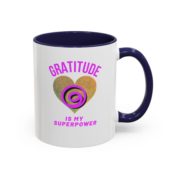 Gratitude Is My Superpower Coffee Mug