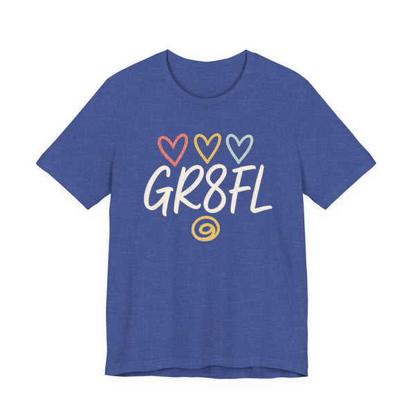 GR8FL Hearts Unisex Jersey Short Sleeve Tee