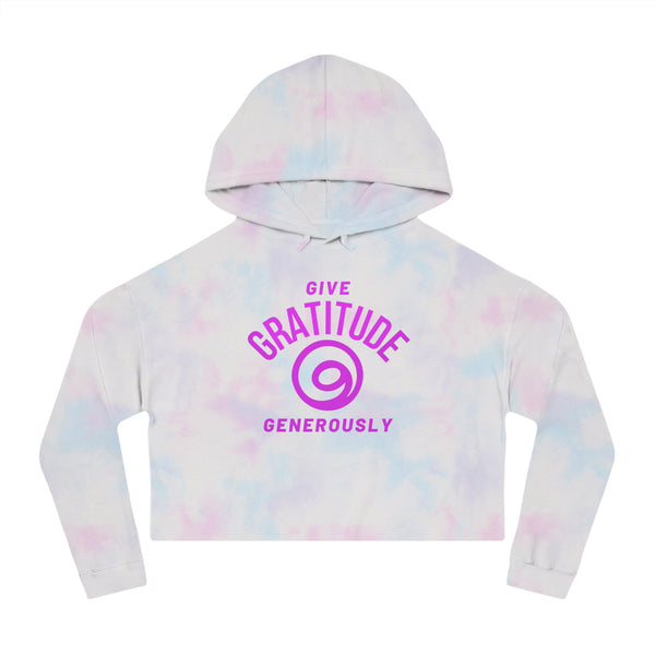Give Gratitude Generously Women’s Cropped Sweatshirt