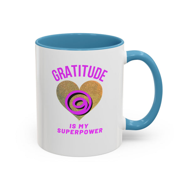 Gratitude Is My Superpower Coffee Mug