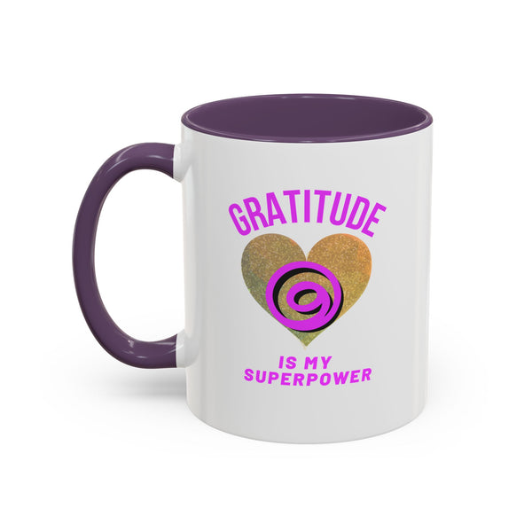 Gratitude Is My Superpower Coffee Mug