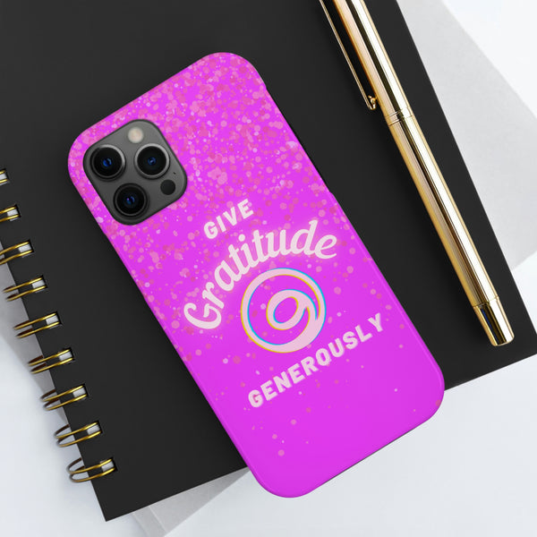 Give Gratitude Impact-Resistant Phone Case